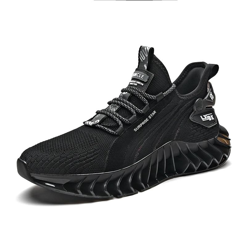 

High Quality Wearable Black Male Running Shoes Custom Brand Men's Sports Shoes Man, White+blue,grey+orange,black