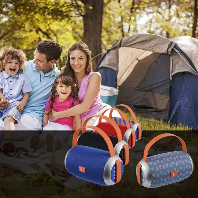 TG112 Column Waterproof 10W Loudspeaker Bass Outdoor Sports Soundbar Music Bluetooth 5.0 Speaker Portable Wireless Speaker - ANKUX.COM