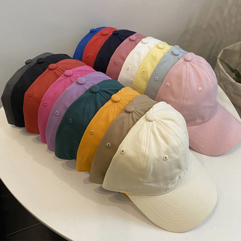 Plain Cotton Baseball Cap Dad Hat