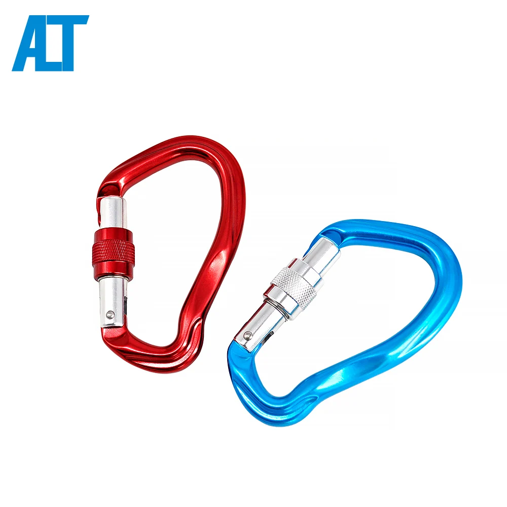 

Ailot 23KN Camping Hook Custom Color Aviation Aluminum Rock Climbing Carabiner Clip, Customized