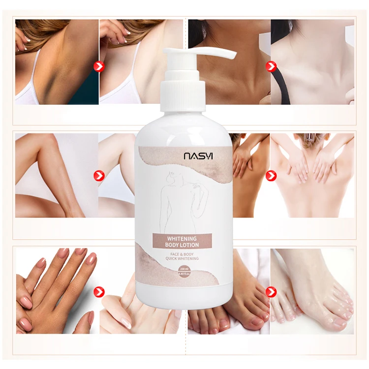 

Best Natural Whitening Body Lotion Customize logo Beauty Milk Skin Care Moisturizing Whitening Cream Bodylotion