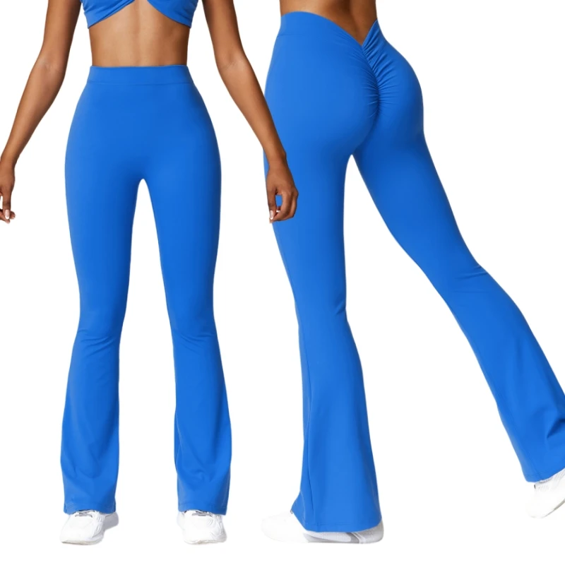 

Women's Flare Yoga Pants Crossover Leggings Buttery Soft High Waisted Workout Fitness Casual Bootcut Butt Scrunch Wide Legs.