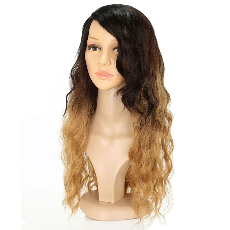 

Natural blonde human hair full 613 lace front wigs