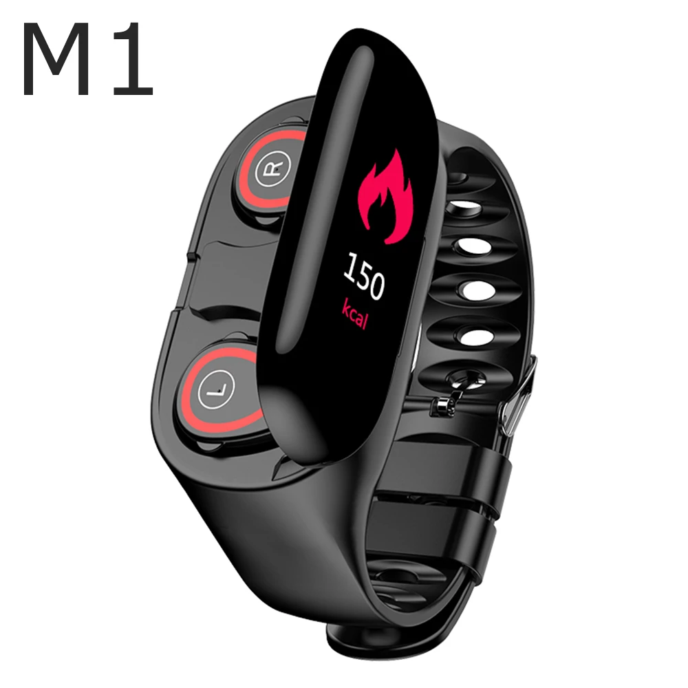 

Innoliance M1 Newest AI 2 En 1 Touch Screen Band Smartwatch Bransoletka SIuchawkowa SIuchawki Bracelet BT Earphone Smart Watch