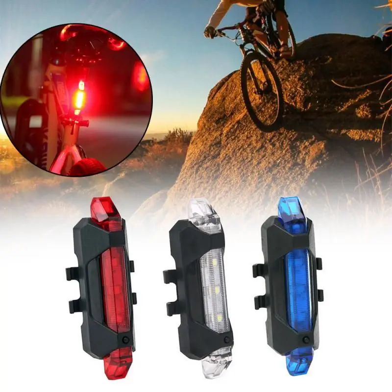 

Bicycle Warning Lights Cob Rear Bike Light Taillight Safety Warning Usb Rechargeable Bicycle Tail Comet Led Lamp, Customized color
