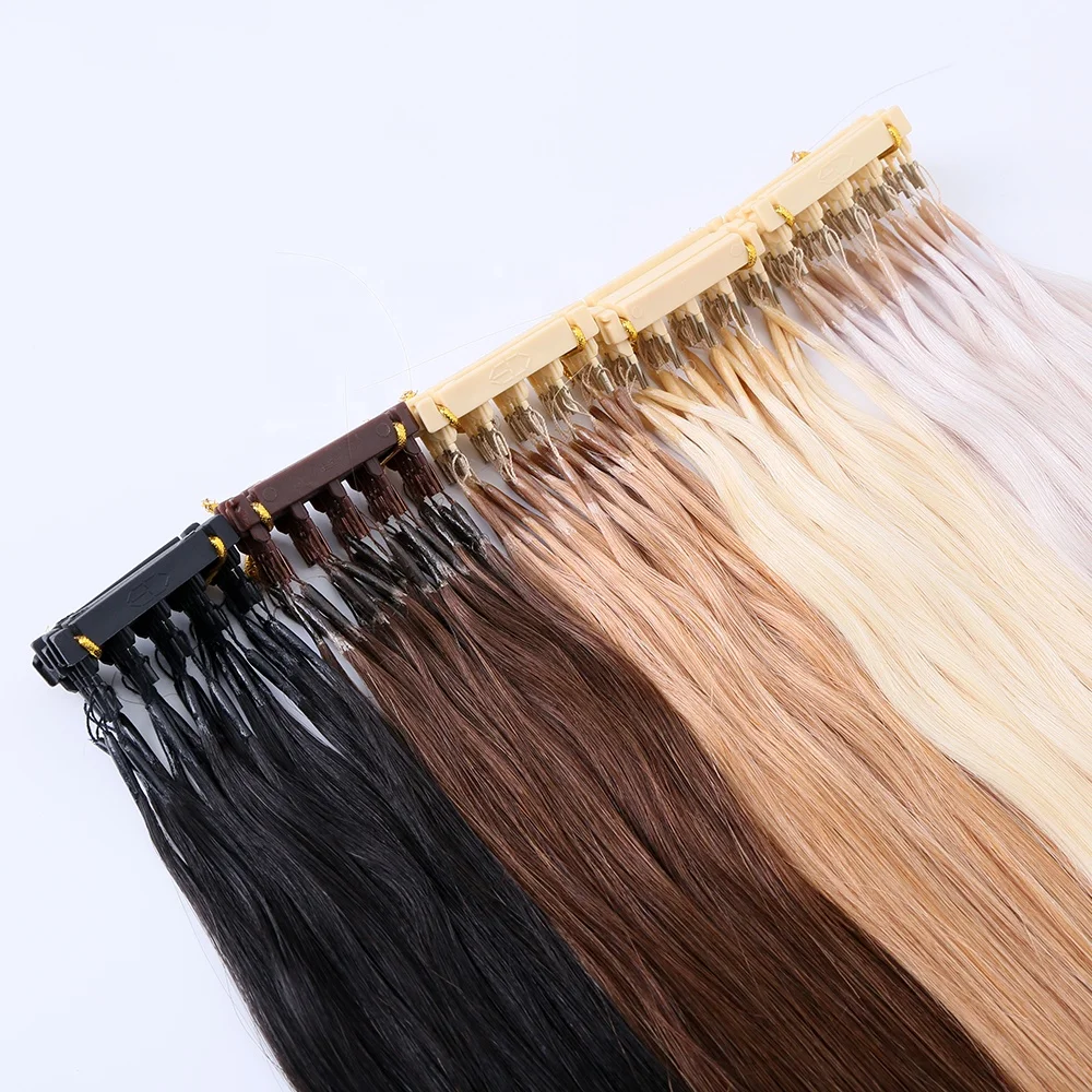 

Factory wholesale price custom color double drawn remy hair blonde 6d hair extensions 1st and 2nd generation, Custom colors