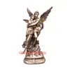 Home garden ornaments fiberglass Gold Eros statue