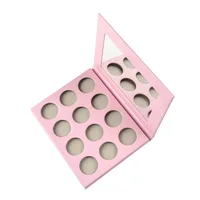 

Long lasting paper private label empty high pigment makeup eyeshadow palette