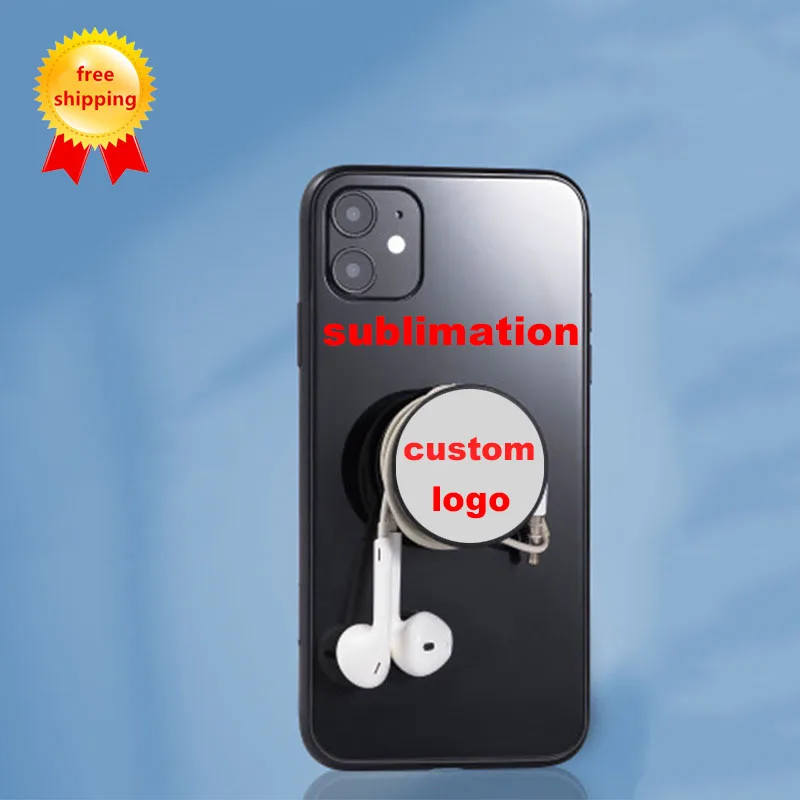 

Free Shipping Custom Logo Print Picture Sublimation Phone Grip Blank Cell Phone Holder Finger Collapsible Mobile Phone Sockets