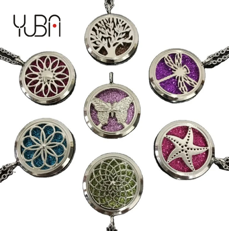 

Wholesale Aromatherapy Necklace Cute shape Essential Oils Aroma Diffuser perfume Pendant Necklaces jewelrywholesale