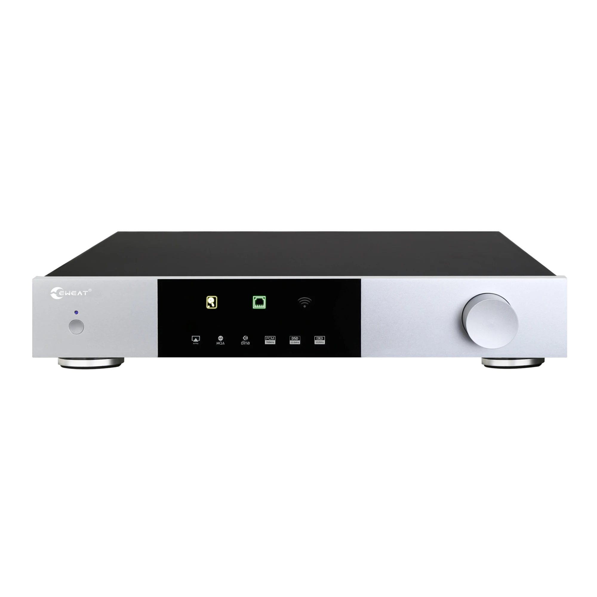 

2022 ESS9038Q2M VELVET SOUND DAC HDD Digital Audio Media Decoder Wireless Home Audio Box Hi-Fi Music Media Box