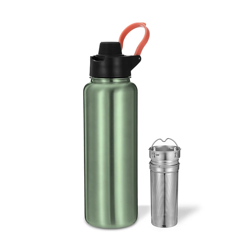 

2021Best selling double wall vacuum flask insulated stainless steel water bottle with customer logo 18oz 32oz 48oz 64oz, Customized color