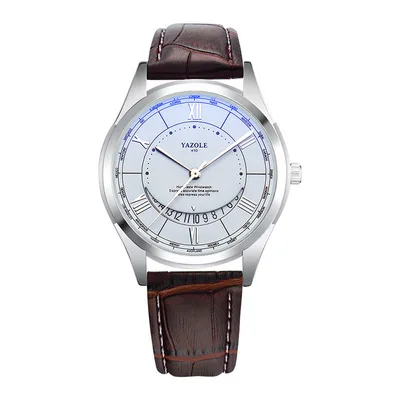 

YAZOLE 410 Calendar Design Wrist Watch Men Top Brand Luxury Famous Quartz Watch Male Fashion Casual Waterproof Watches, 6colors