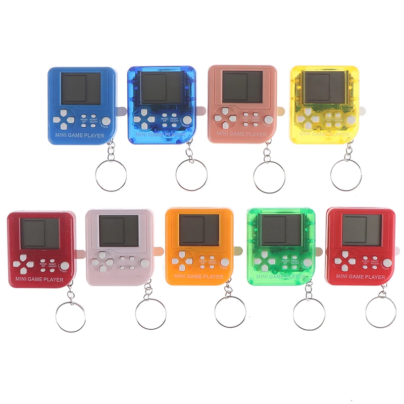 

Children's Handheld Large Screen Mini Classic Game Machine Retro Brick Game Console With Keychain, Colorful