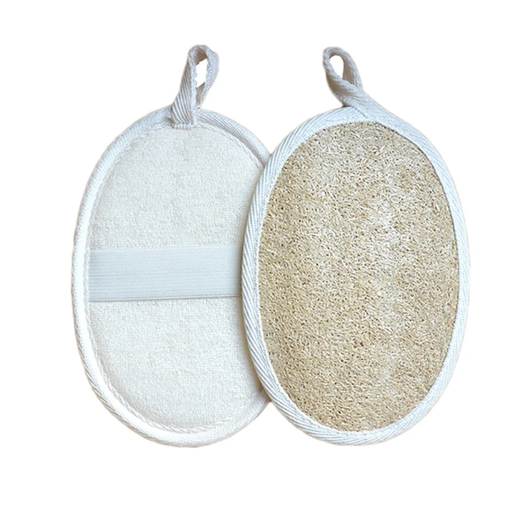 

Hot Sale Reusable Natural Body Loofah Bath Shower Sponge for Men and Women, As pictures