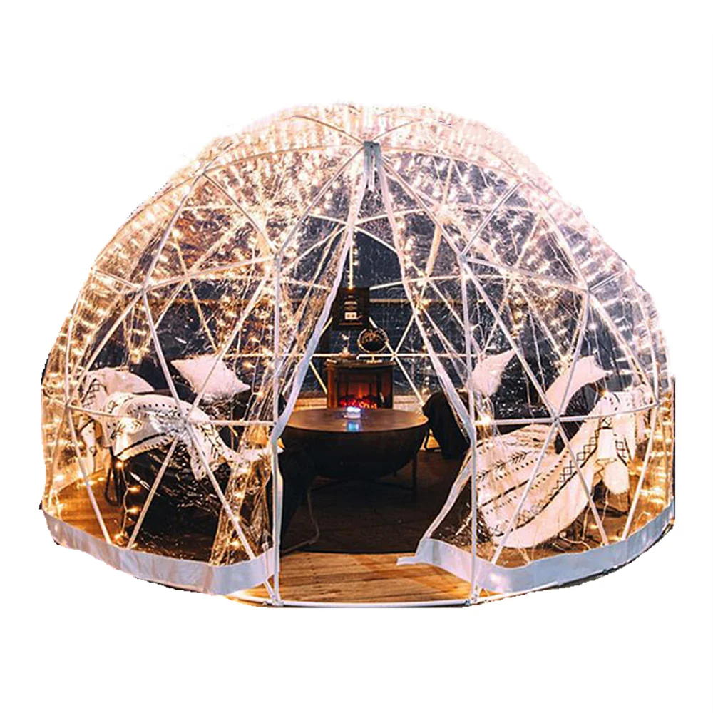 

JSH-01 Custom Restaurant Events Transparent Igloo Inflatable Bubble Tent For Sale, Transparent&white(customization)