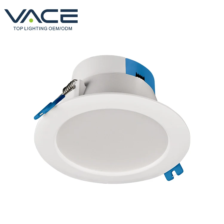 VACE Best Price Indoor Decoration DIP Switch Round Plastic IC-4 Recessed Mounted 6w 9w Led Down Light