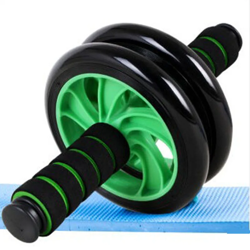 

Fyzlcion Design Removable No Noise Fitness Equipment Gym Workout AB Roller Wheel to Exercise Abdominal Muscle, Blue, green