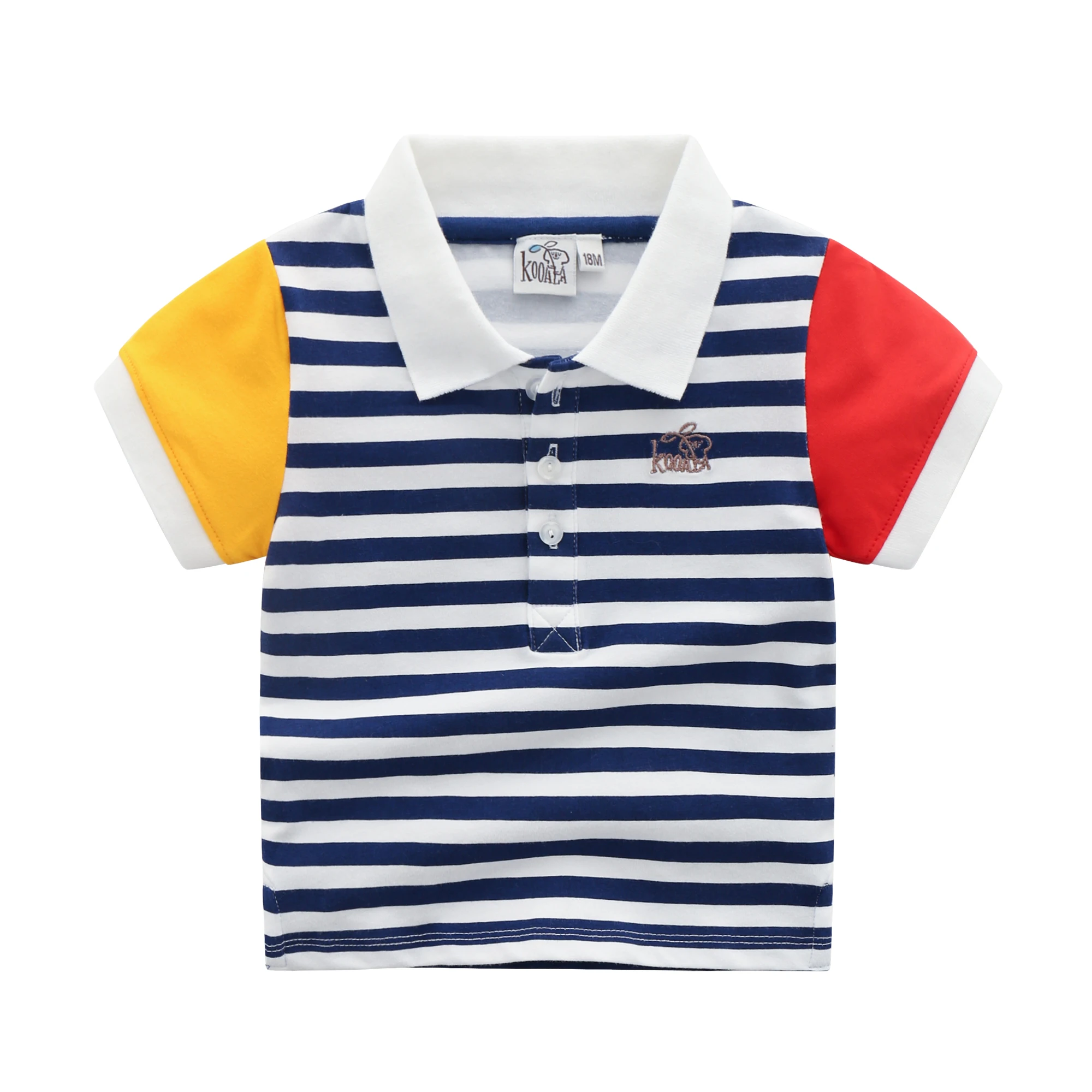 

Free Shipping Causal Polyester Cotton Short Sleeve Kids Polo Shirt T-Shirt