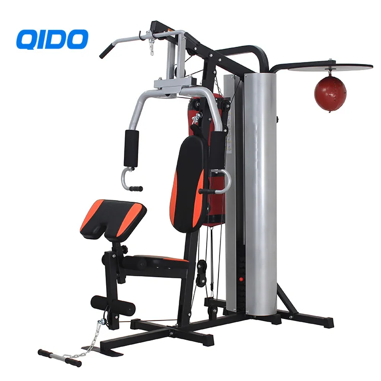 

Body Building Equipment Multi Functional Home Gym fitness sports equipment, Black+silvery