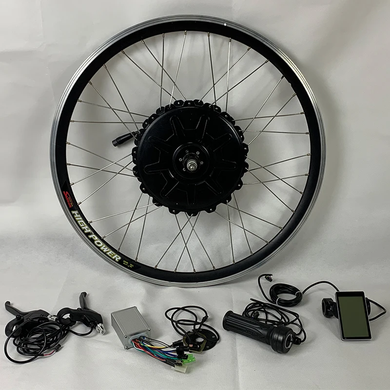 

low price 250w electric wheel brushless dc hub motor kit for electric bicycle, Black