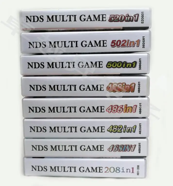 

Sealed box 208 in 1 486 in 1 520 in 1,500 in 1 Games Cartridge Card for Nintendo DS NDS 3DS