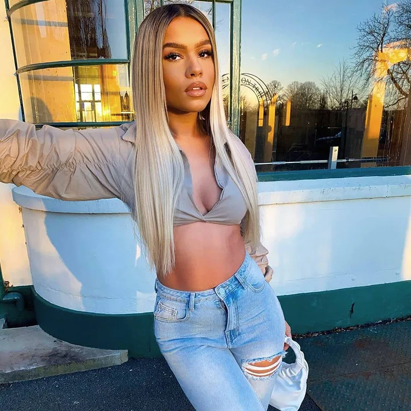 

2020 hot sale sexy fashion low-cut ladies T- shirt puff sleeve personalized women's crop top