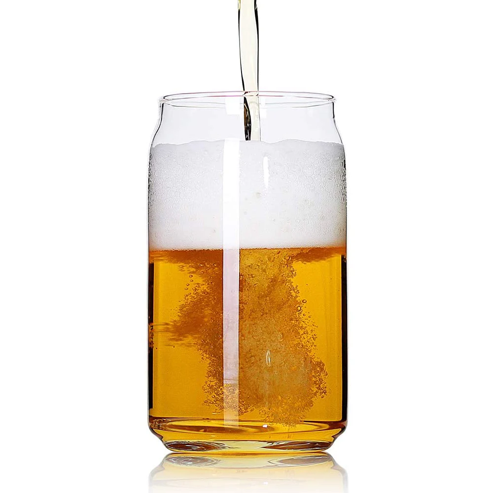 

beer mug beer glasses heat resistance creative reusable clear glass beer