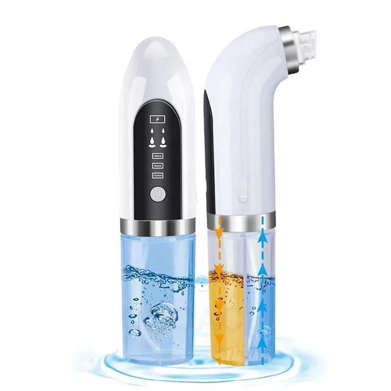 

Household small bubble cleaner beauty equipment pore cleaner remove mites electric blackhead remover, White