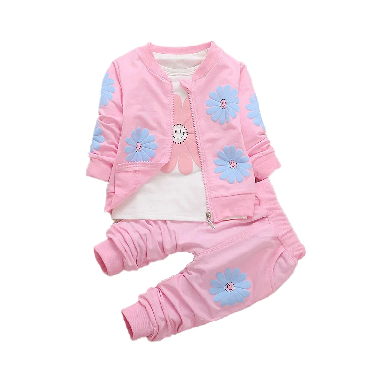 Sunflower 2019 baby girls' clothing fall sets girls clothing children's autumn