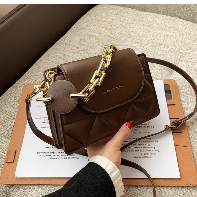 

PU leather new fashion shoulder crossbody bags small square handbags