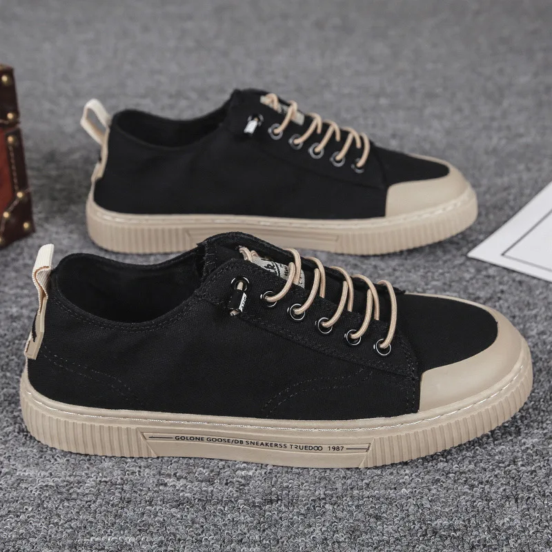 

New Fashion Men's Casual Shoes Young Men Sports Skateboard Shoes Flat Running Shoes