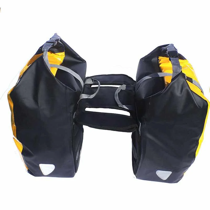 

Waterproof Seat bag light bicycle Tail pack Water Resistant pvc tarpaulin Bike Rear Bag