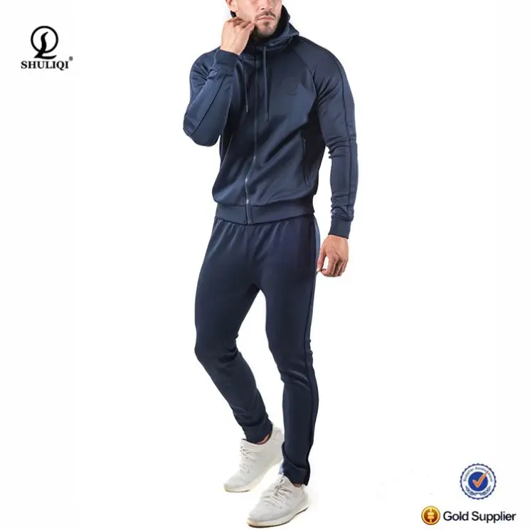 

Top selling soft slim gym tracksuit branded cotton tracksuit material design your own tracksuit