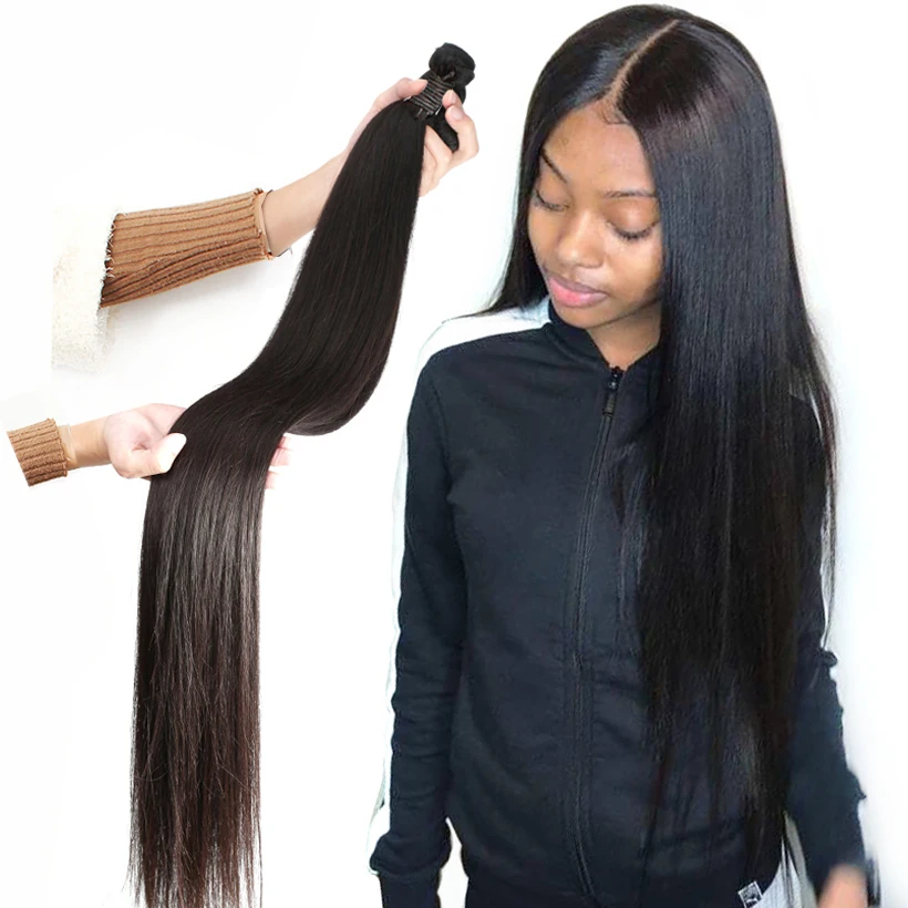 

Straight Raw Virgin Hair Brazilian Hair Bundle100 Brazilian Human Hair WeaveVirgin Raw Brazilian Cuticle Aligned Hair