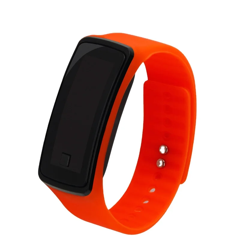 

2021 hot LED thin kids jelly cheapest watches kids digital rainbow watch led watches, Pattern