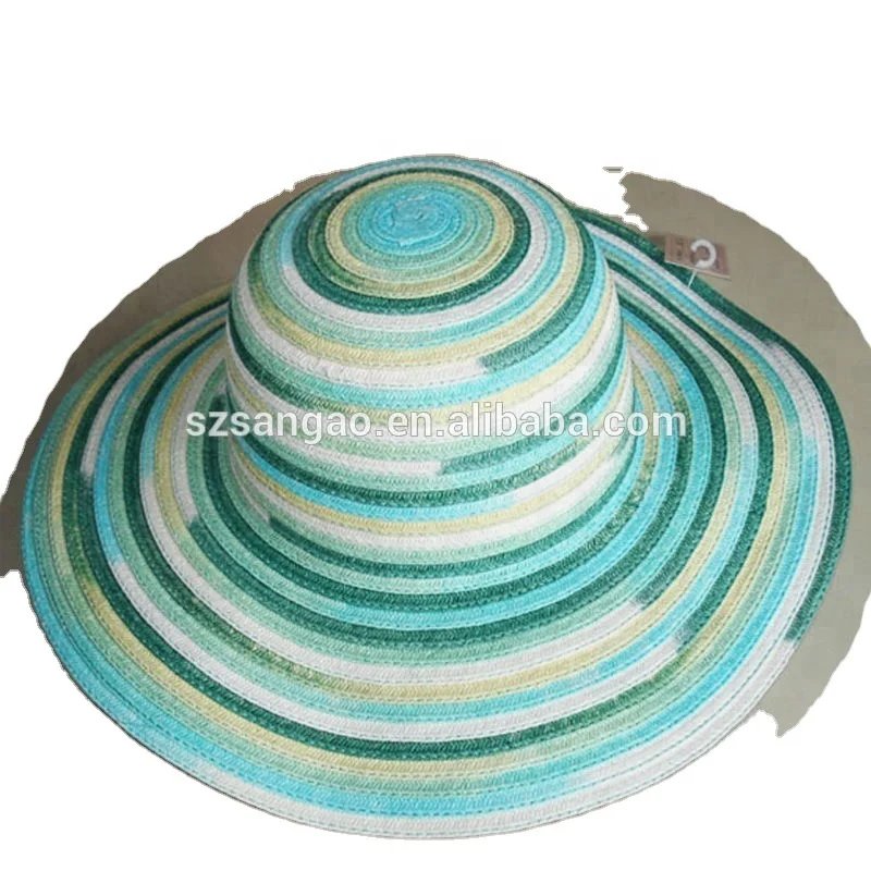 

Wholesale colors large straw sombrero hat for man or woman in summer, Customized
