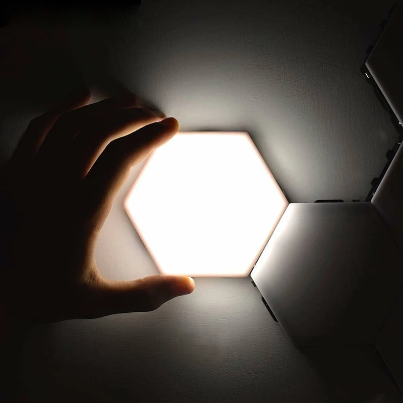 Magnetic Hexagons Creative Diy Light Christmas Home Decor Led Light Touch Sensor Night Light
