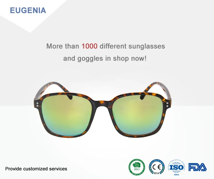 Eugenia popular square aviator sunglasses luxury for Driving-3