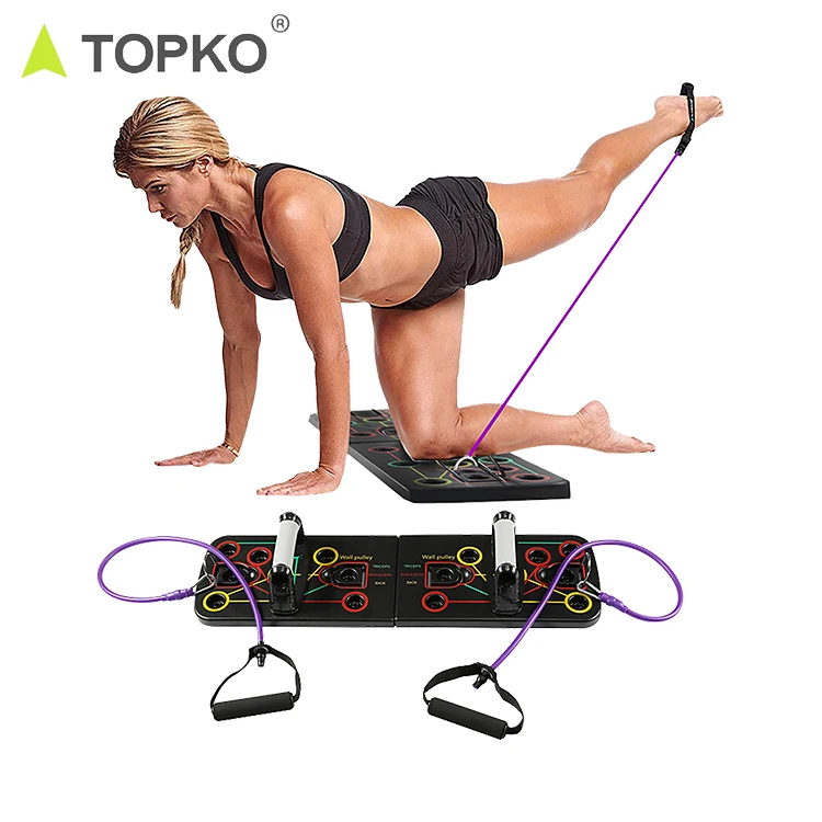 

TOPKO fitness paralettes exercise push up rack bar strength training push up board, Customized