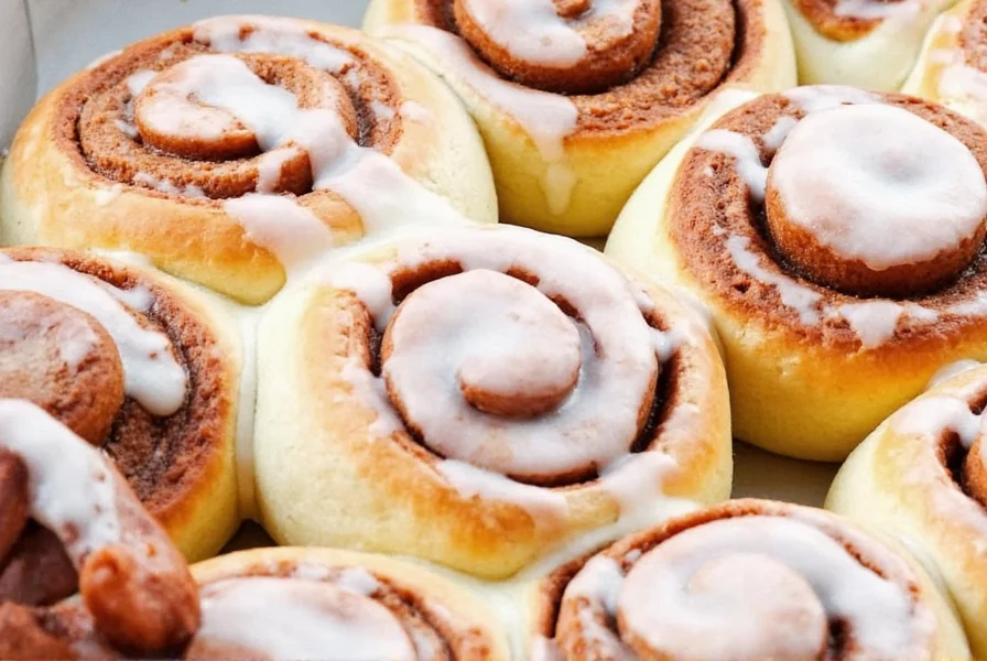 Freshly baked hot cocoa cinnamon rolls with melted chocolate icing dripping down the sides on a white ceramic plate