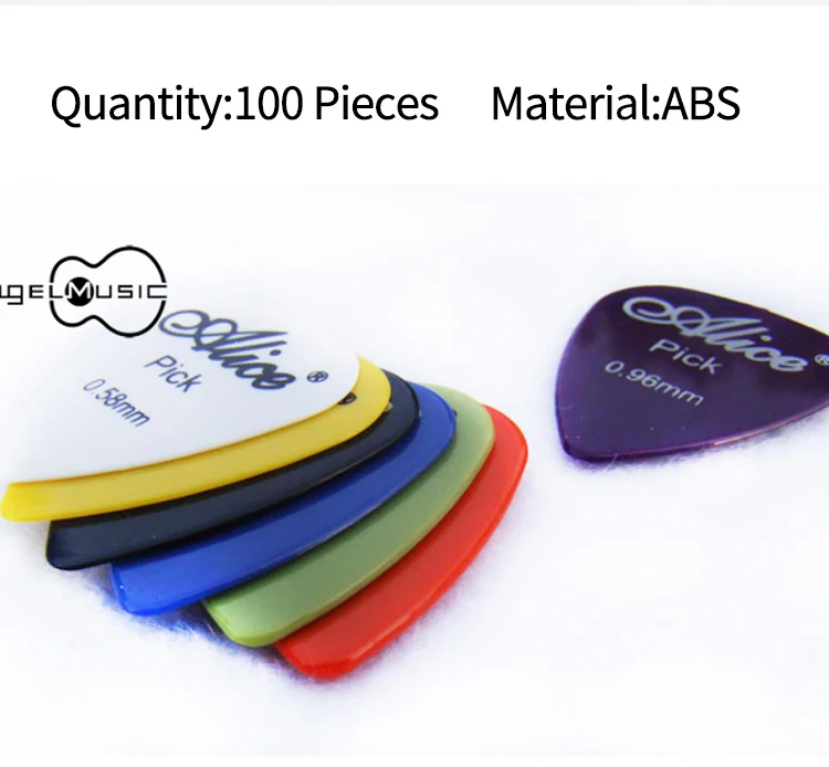 Acoustic Electric Guitar Picks Plectrum Various Colors 6 thickness 0.58/0.71/0.81/0.96/1.20/1.50 mm