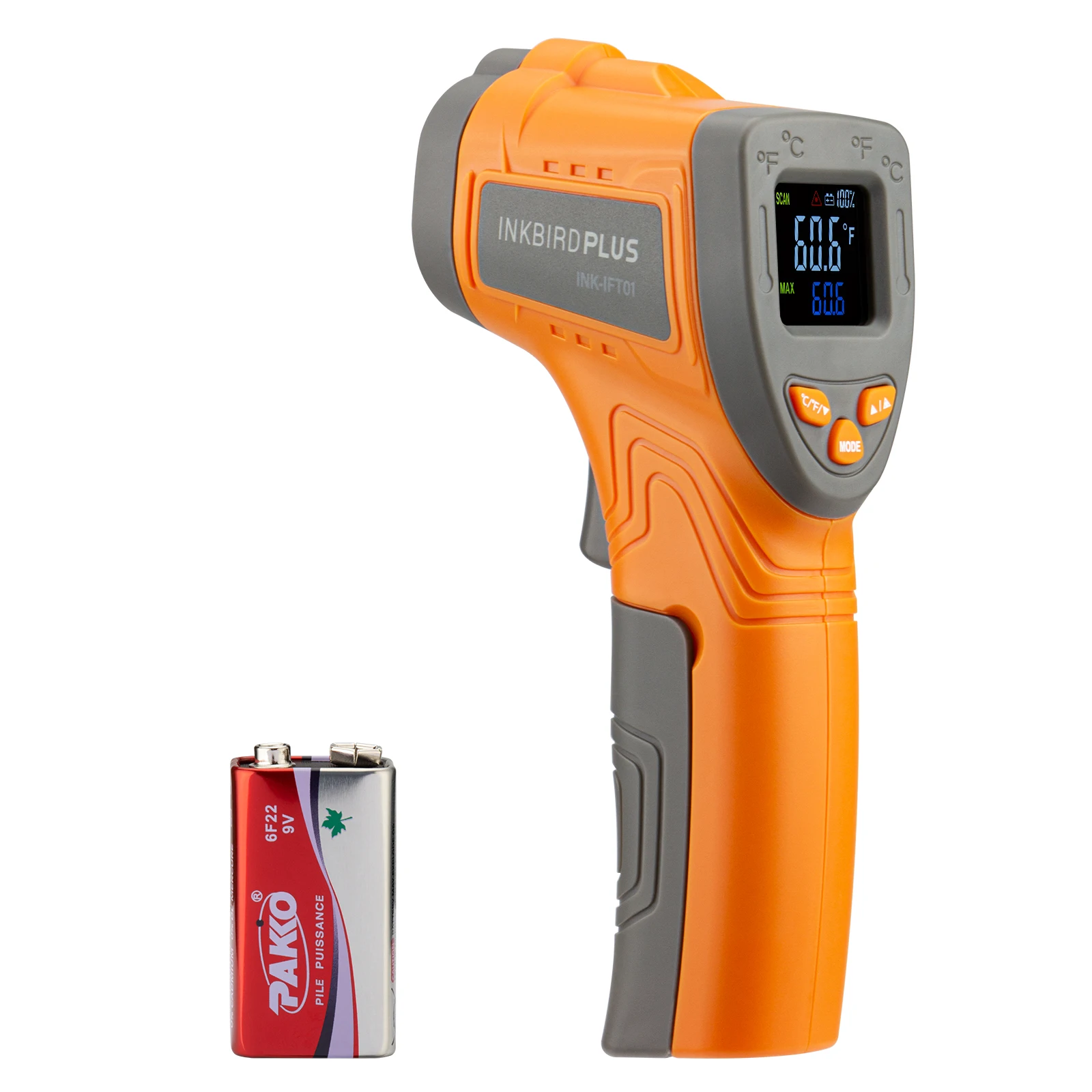 

Inkbird INK-IFT01 Laser Infrared Thermometer Digital Laser IR Thermometer for industry