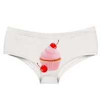

OEM Factory custom MUFFIN CHERRY 3d print super soft seamless female underwear