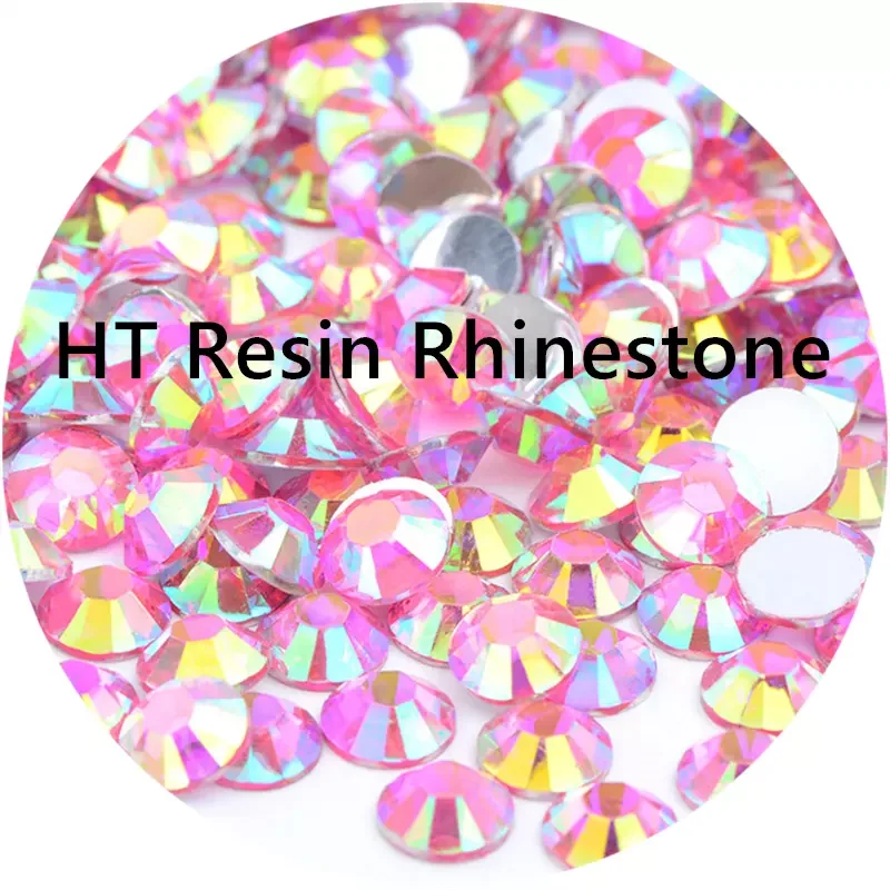 

Stock Goods Big Package 2mm 3mm 4mm 5mm 6mm Non Hot Fix Flatback Crystal Ab Stones Resin Rhinestones