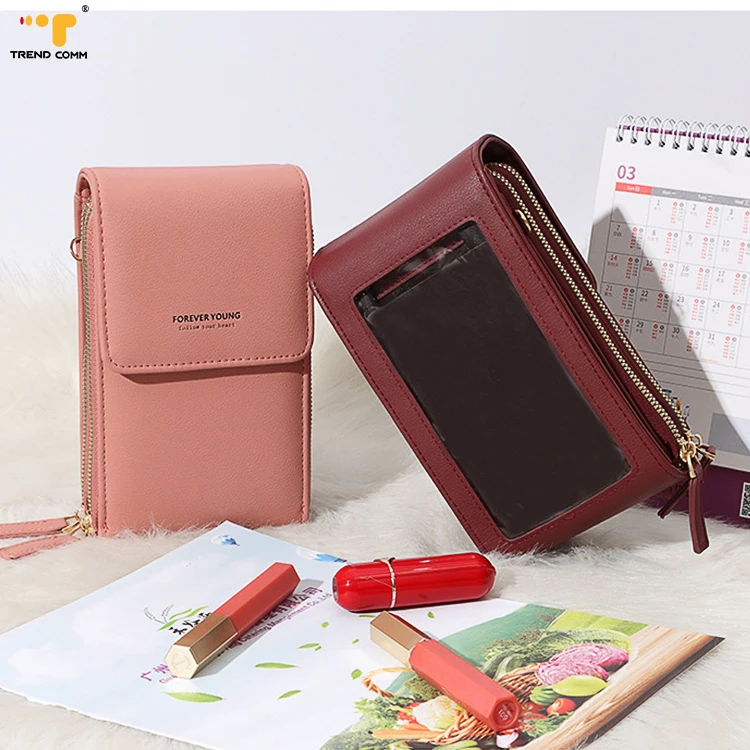 

Leather Cell Phone Women Hand Bags Case Crossbody New Designer Shoulder Phone Bag