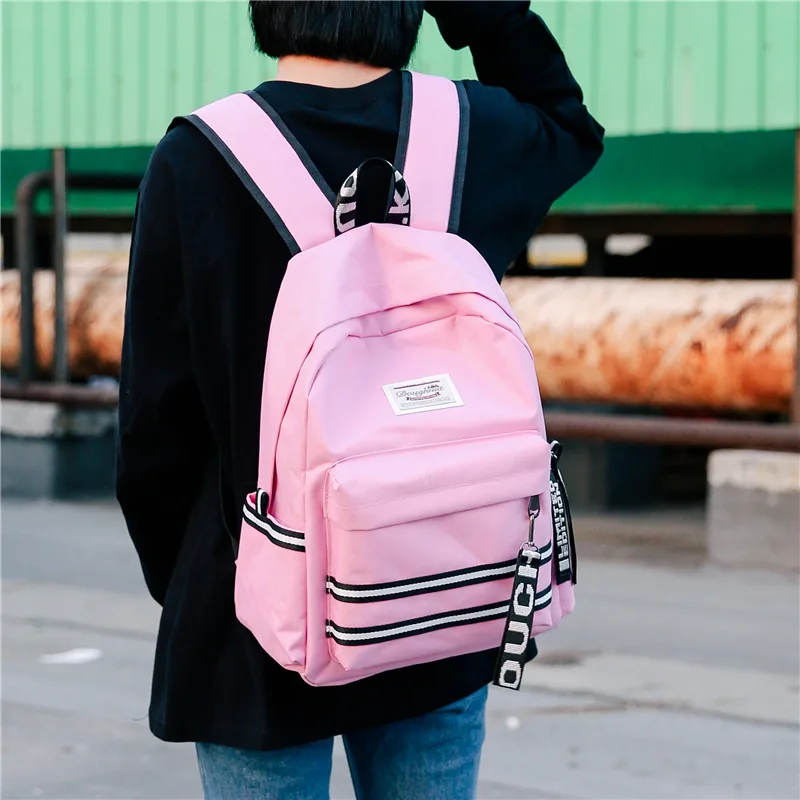 

Wholesale Unisex zipper sports backpack girls and boy school bag, 4 colors