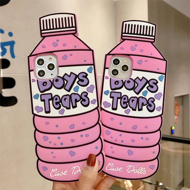 

3D Boys Tears Water Bottle case for iPhone SE 2020 11 Pro X XR XS Max, for iphone 11 boy tears phone case