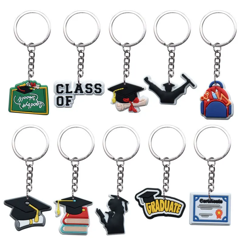 

Wholesale Different Design Creative Soft Rubber Fashion Popular PVC Keychain For Accessory