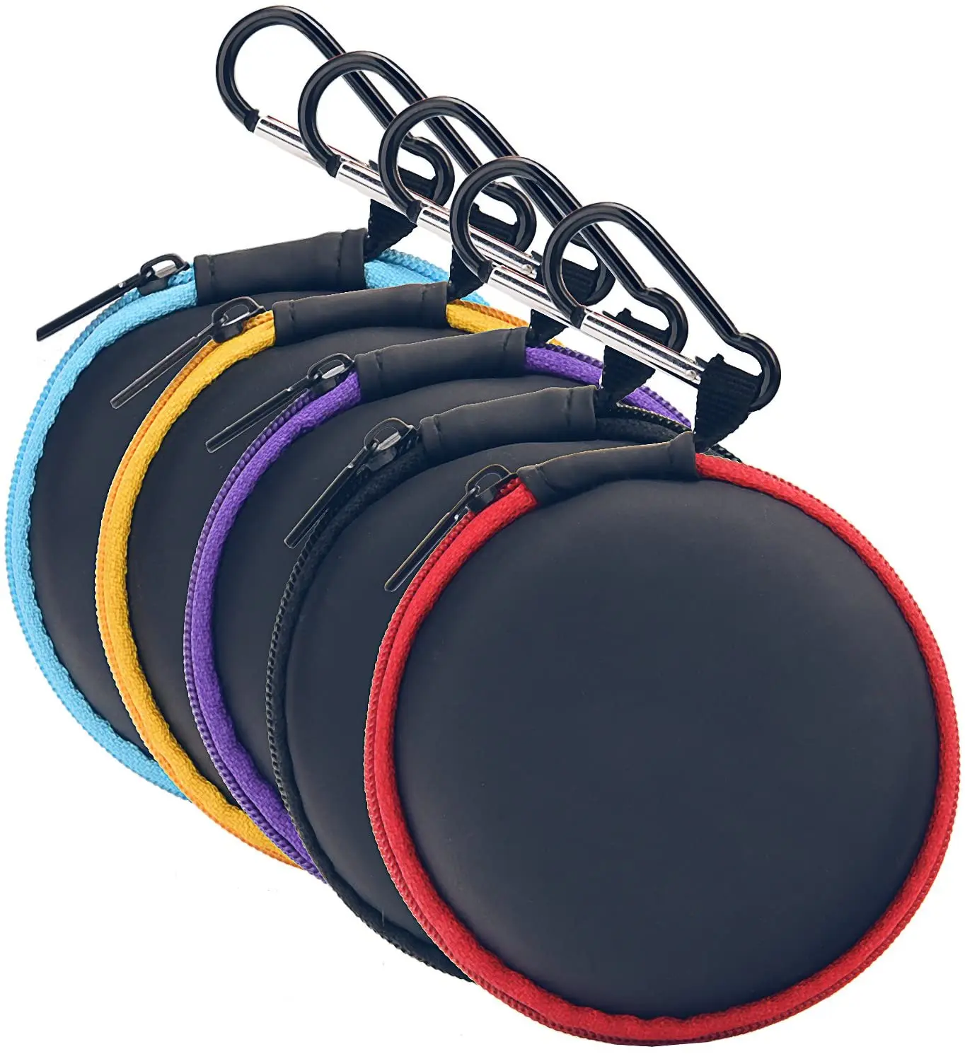 

Earphone Cable Portable Waterproof Carrying Case, Black